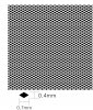 KA Models KA-00004 DIAMOND PATTERN MESH B 0.4mm X 0.7mm